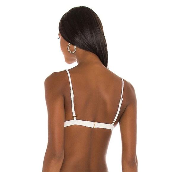 L*Space Nina Bikini Top in Cream Size Small NWT - Picture 2 of 6